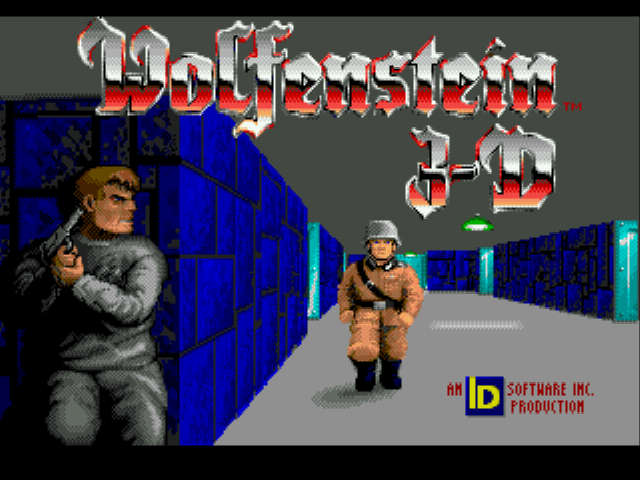 Wolfenstein 3D (demo ver b10.5) Title Screen